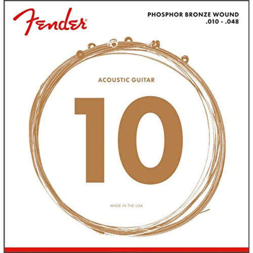 Juego Acstica Fender 60-XL Phosphor Bronze 010-048