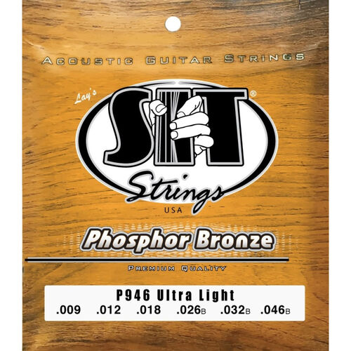 Juego Cuerdas Guitarra Acstica SIT Phosphor Bronze P946 009-046