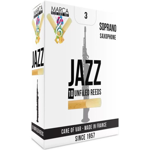 Caja 10 Caas Saxo Soprano Marca Jazz Unfiled 3