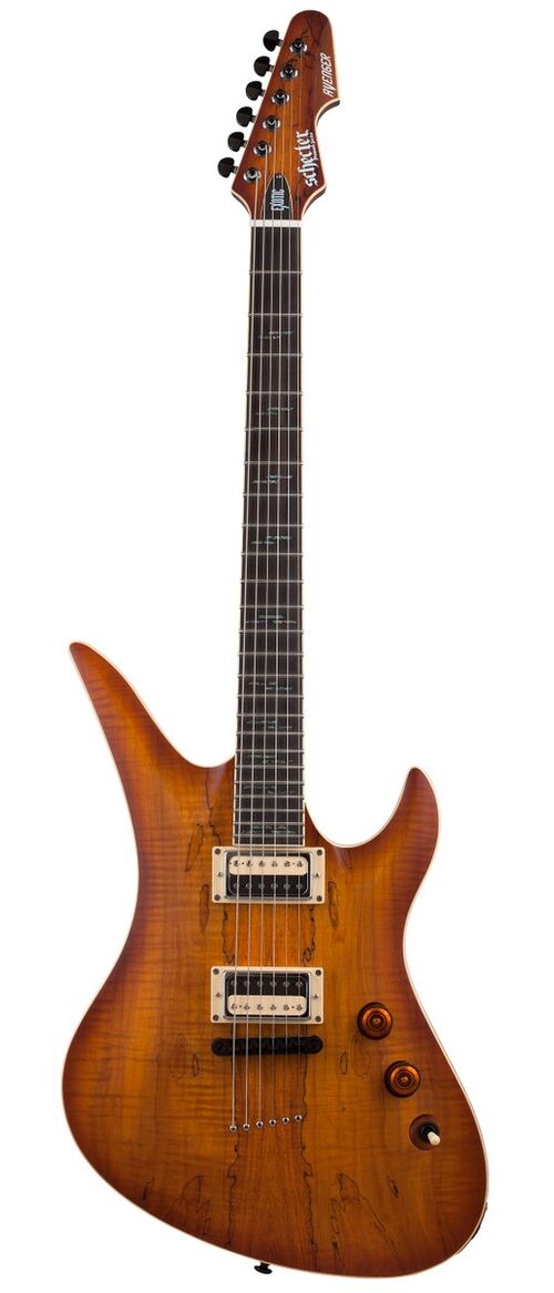 Guitarra Elctrica Double Cut General Schecter Avenger Exotic Spalted Maple Snvb