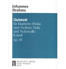 Quintet fr Klarinette H-Moll Op. 115