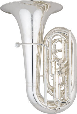 Tuba Eastman EBB524S Plateada Professional en Sib