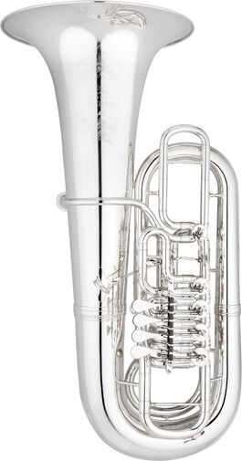 Tuba Eastman EBF864S Plateada Professional en Fa