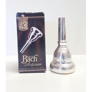 Boquilla Bach Trombón Artisan Plateada 11C