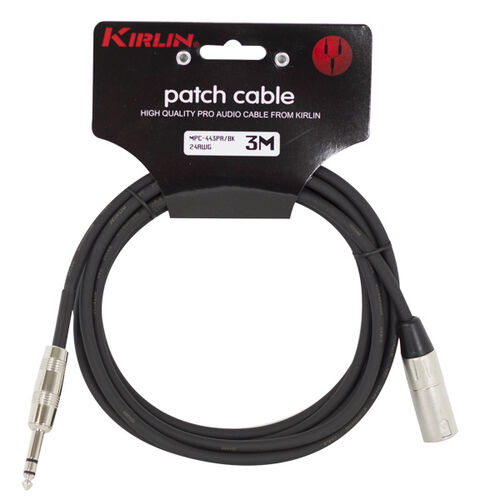 Cable Standart Micro Mpc-443Pr-6M Jack - Xlr M 24Awg Kirlin 001 - Negro