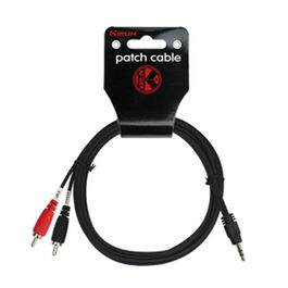Cable Audio Ye-364-0.15mm Mini Jack M - 2 Rca Kirlin Negro