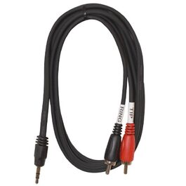 Cable Audio Ye-364-1.5M Mini Jack M - 2 Rca Kirlin Negro