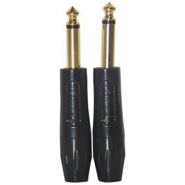 Cf-2306Bfx2 Conectores Jack M 1/4 Mono Negro Kirlin Negro