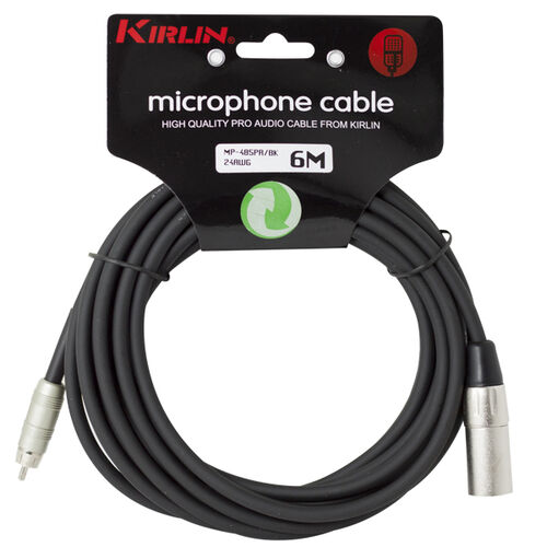 Cable Micro Mp-485Pr-6M Xlr M - Rca Kirlin 001 - Negro