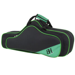 Estuche Saxo Alto Hb113 Forma Ortola Negro y Verde Estuche Saxo Alto Hb113 Forma Ortola Negro y Verde