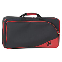 Estuche Trompeta Hb102 Mochila Ortola Negro y Rojo