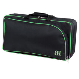 Estuche Trompeta Hb102 Mochila Ortola Negro y Verde