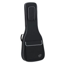 Funda Guitarra Electrica 20mm Pe 47 Mochila con Logo Ortola Negro Gris