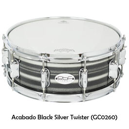 Caja Master Mapple 14X5.6(35X14Cm) Stf0810 STF Classic Black Silver Twister