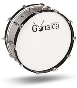 Bombo Marcha 66X20Cm Standar 04070 Gonalca Azul Metalizado