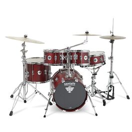 Set Amalgama Abd 16-10-12-F13-S13 Sa0020 Santafe Drums Rojo Vino