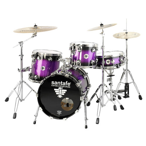 Set Jazz Resurrection Colores Ref. Sn0010 Santafe Drums 123 - Gc0012 nogal claro