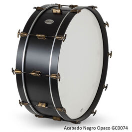 Bombo Marcha 66X20Cm Quadura 04071 Gonalca Negro Opaco