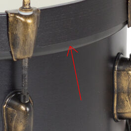 Montaje Arillo En Color En Parche Gonalca Negro