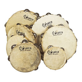 Pandereta Doble 20 Cm P/Piel Vh01330 Gonalca