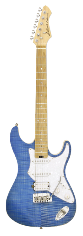 Guitarra Eléctrica Aria 714-Mk2 Fullerton Azul Translúcido 714tqbl
