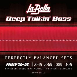 Juego de Cuerdas La Bella para Bajo Deep Talkin Short Scale 45-105