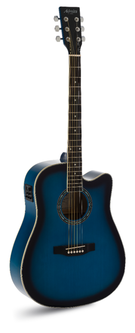 Guitarra Acústica Admira Tennessee Azul Brillo