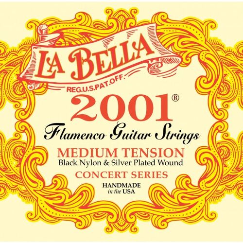 Juego de Cuerdas La Bella Flamenco B2001fm Tensin Media