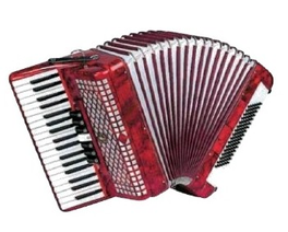 Acordeón Estrella 34/72 Rojo