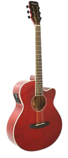 Guitarra Acstica Daytona Mini Jumbo Rojo