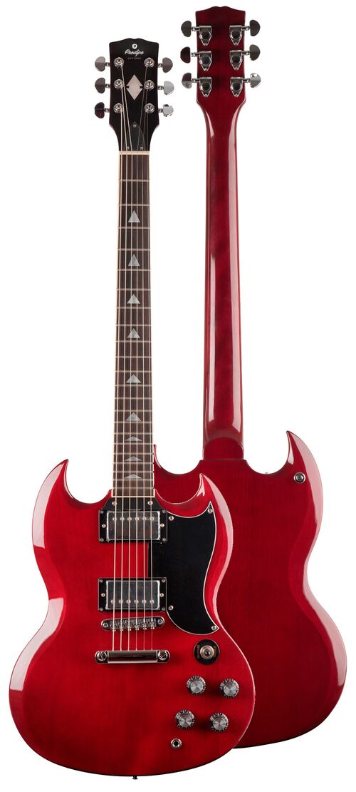 Guitarra Elctrica Serie Sg300 de Prodipe Roja