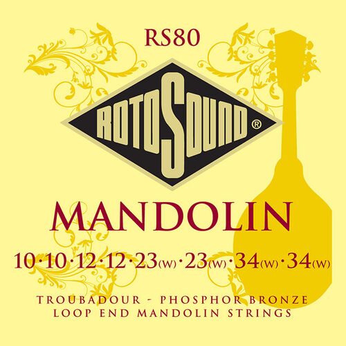 Juego de Cuerdas Rotosound para Mandolina Rs80