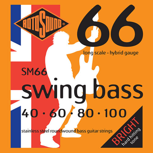 Juego de Cuerdas para Bajo Rotosound Swing Bass Sm66