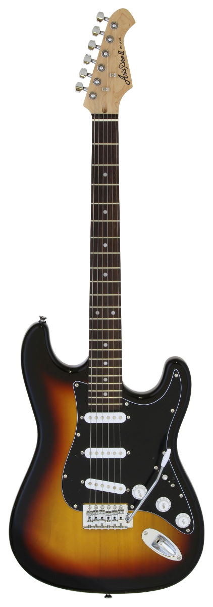 Guitarra Aria Stg003spl3ts Sombreada Tipo Stratocaster