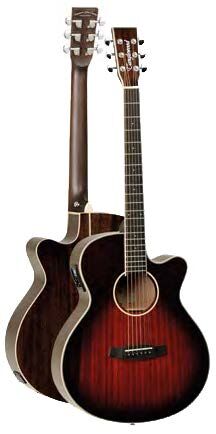 Guitarra Acstica Tanglewood Tw4sjavb Super Folk Cutaway