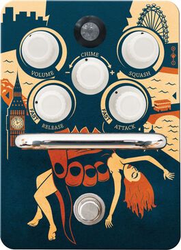 Pedal Compresion Kongpressor Orange