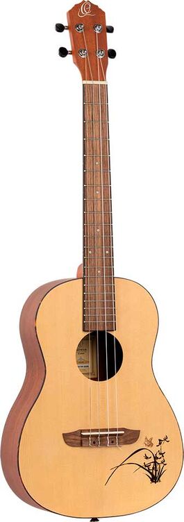 Ortega Ukelele Electrificado Barítono Ru5-Ba