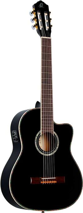 Ortega Guitarra Electroacustica Cuerdas de Nylonrce141bk