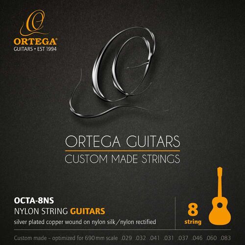 Ortega Juego Cuerdas para Guitarra Clasicaocta-8ns