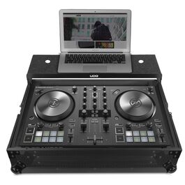 UDG Flight Case para Equipo Dju91062bl - Fc Ni Traktor Kontrol S2 Mk3 Black Plus (Laptop Shelf)