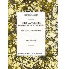 Diez Canciones Populares Catalanas Diez Canciones Populares Catalanas