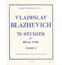 70 Studies for BB flat Tuba Vol. II