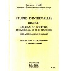 Etudes d'Intervalles (18)a)