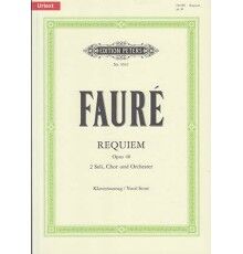 Messe de Requiem Op. 48/ Vocal Score