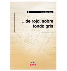 ... de rojo, sobre fondo gris