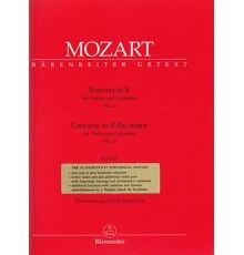 Concerto in B-Dur Nº 1 KV 207/ Red.Pno. Concerto in B-Dur Nº 1 KV 207/ Red.Pno.