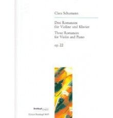 Drei Romanzen Op. 22