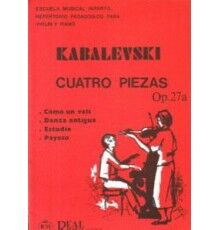 Cuatro Piezas Op. 27a