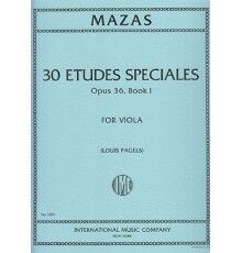 30 Etudes Speciales Op. 36 Book I