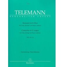 Concerto in G-Dur TWV 51:G 9/ Red.Pno. Concerto in G-Dur TWV 51:G 9/ Red.Pno.